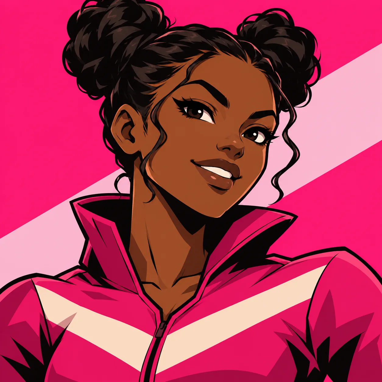 Pink runner